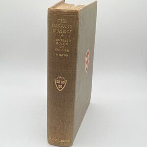 Harvard Classics 1909 Milton Complete Poems Alumni Edition De Luxe Limited 1000